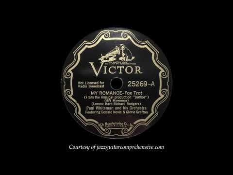 Paul Whiteman w/ Donald Novis & Gloria Grafton (1936) FIRST RECORDING [MY ROMANCE]
