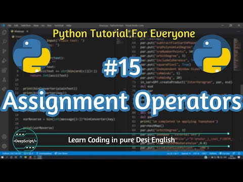 15 Assignment Operators Explained Python Tutorial For Absolute Beginners 2020 Deepscript