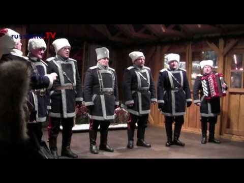 Don Kosakenchor am Weihnachtsmarkt [Video]