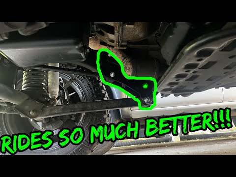Fixing the Jeeps Terrible Ride by Installing the Rough Country Control Arm Drop Bracket Kit!!!