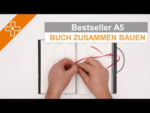 X17 Bestseller in A5 - Wie man das Buch zusammenbaut.