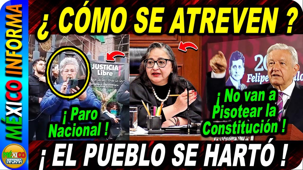 ¡AMLO RESPONDE A PARO NACIONAL DEL PODER JUDICIAL! ESCUCHA LO QUE LES DIJO A MINISTROS Y OPOSITORES.