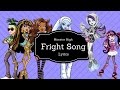 monster high fright song lyrics