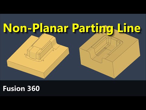 Non-Planar Parting Line