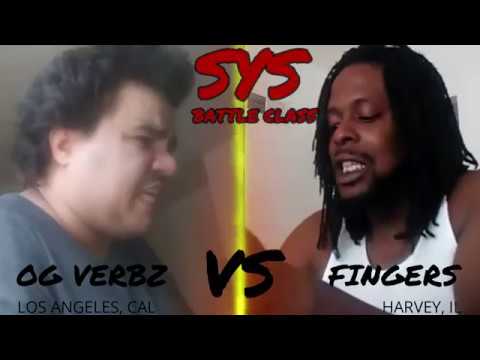 OG VERBZ VS FINGERS - SPIT YO SHIT BATTLE CLASS