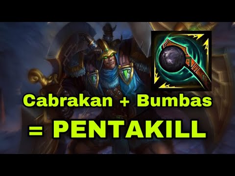 Smite - Cabrakan with Bumbas Hammer is BROKEN! Another Pentakill!