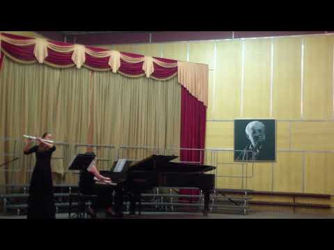 А Бородин Ноктюрн из квартета №2 исп. Зверева Ксения-флейта , Чугай Оксана-фортепиано октябрь2018г.