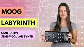 Video thumbnail for Moog Labyrinth Semi-Modular Synth: Overview + Explorations by Sarah Belle Reid
