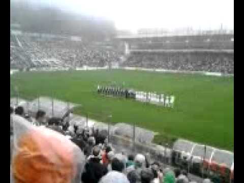Torcida do Juventude cantando o hino do Rio Grande do Sul