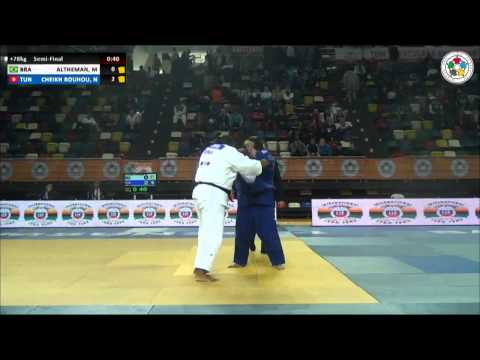 Maria Suelen ALTHEMAN (BRA) Vs Nihel CHEIKH ROUHOU (TUN) - Judo Grand Prix Samsun 2014 [+78kg]