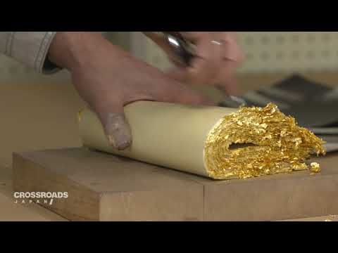 How gold leaf is made in Japan