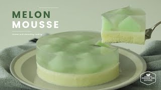 반짝반짝~✦❛ั ᗜ❛✦ 멜론 무스케이크 만들기 : Melon mousse cake Recipe - Cooking tree 쿠킹트리*Cooking ASMR