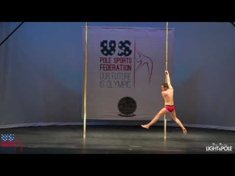Pole Sport Championships 2017 - Amateur Men's Division Champion - Christopher Pousland