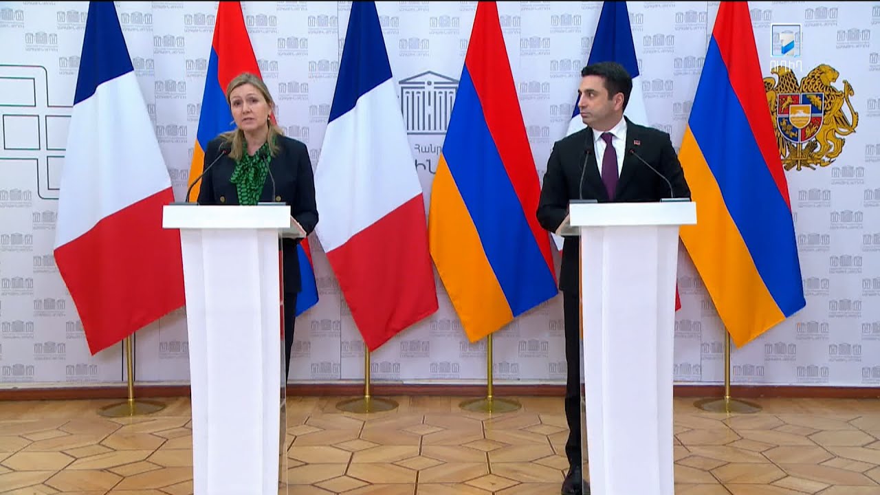 Հայաստանի և Ֆրանսիայի ԱԺ նախագահների ասուլիսը | ՈՒՂԻՂ