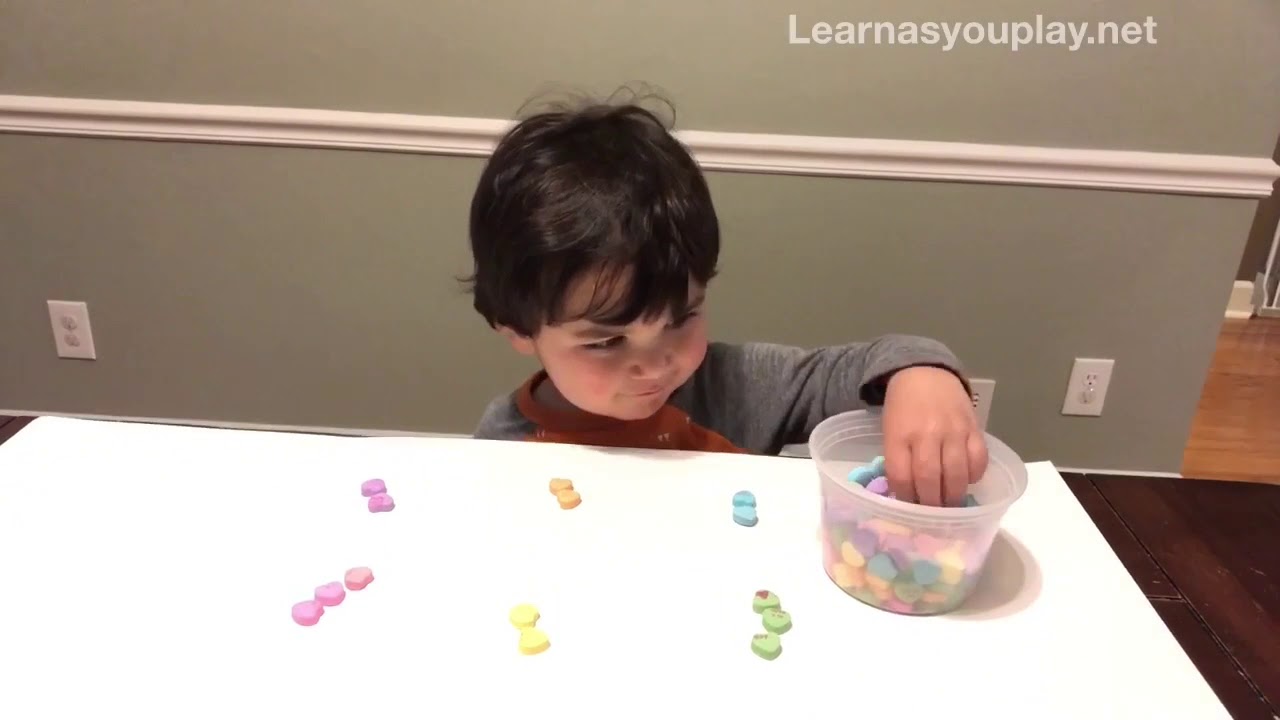 Sorting Candy Hearts!