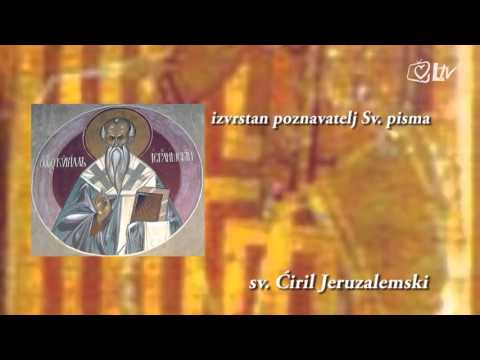 Katolički kalendar 18.3.2016. - Sveti Ćiril Jeruzalemski
