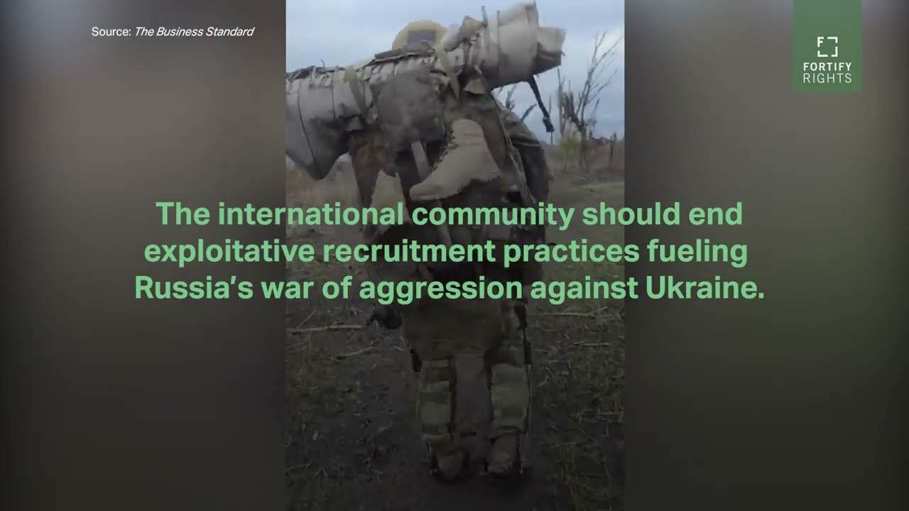 "I Was Tricked into the War," Human Trafficking of Bangladeshi Men into Russia’s War in Ukraine
