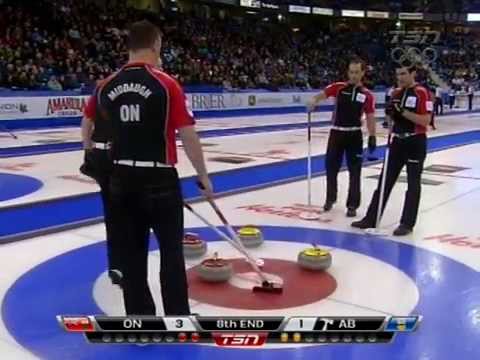 2012 Tim Hortons Brier - Howard (ON) vs. Koe (AB) - DRAW 17