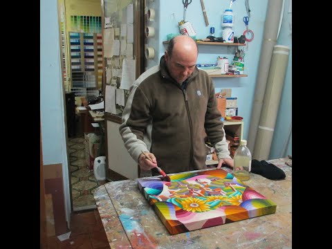 Come verniciare un dipinto ad olio