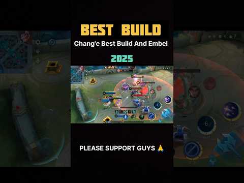 EASY SAVAGE ~ Chang'e Crazy Damage Build 2025 ~ MLBB #change #best #build