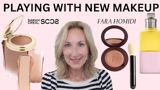 PLAYING WITH NEW MAKEUP FROM SARAH CREAL | FARA HOMIDI | CIELE | DRIES VAN NOTEN and More!