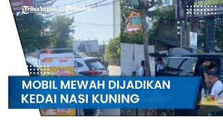 HEBOH!! Alphard Miliaran Rupiah Jadi Kedai Nasi Kuning, Ini Sosok Pemiliknya
