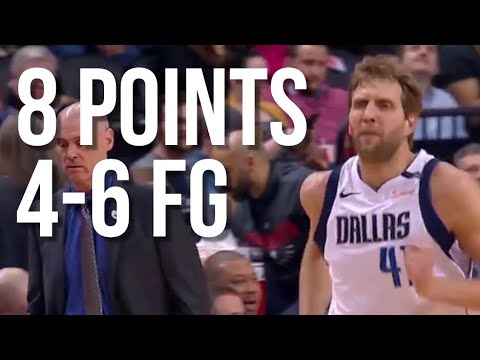 Dirk Nowitzki Highlights | 8 Points vs. Toronto Raptors