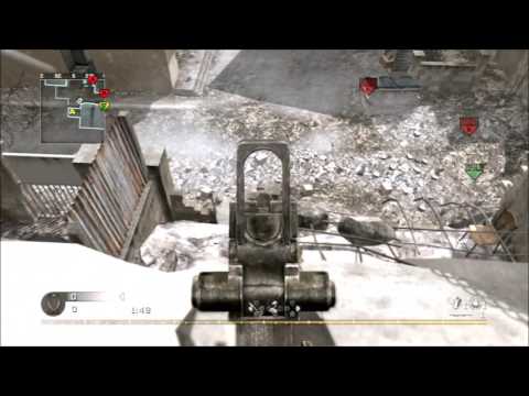 My Best COD 4 Shot with M14 (Out of map FULL ROUND)