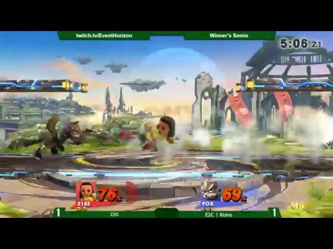 Construct 44 - Z2G(MiiBrawler) vs E2C|Ruins(Fox) - Smash4 WSs