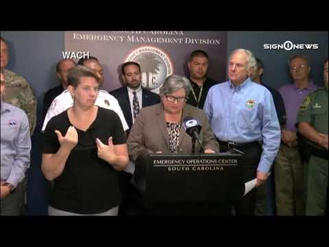 SC Governor update on hurricane Dorian - 9.3.19