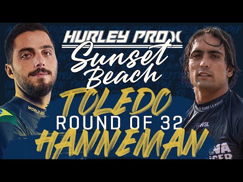 Filipe Toledo vs Eli Hanneman | Hurley Pro Sunset Beach 2023 - Round of 32 Heat Replay