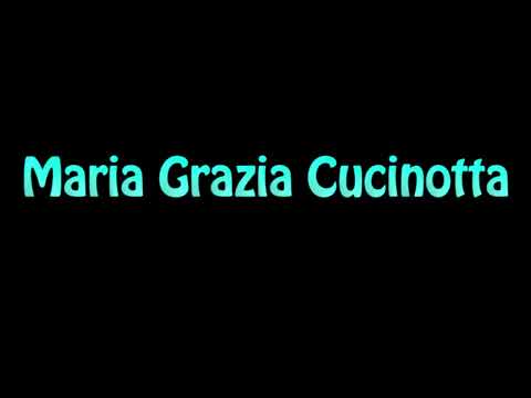 Learn How To Pronounce Maria Grazia Cucinotta