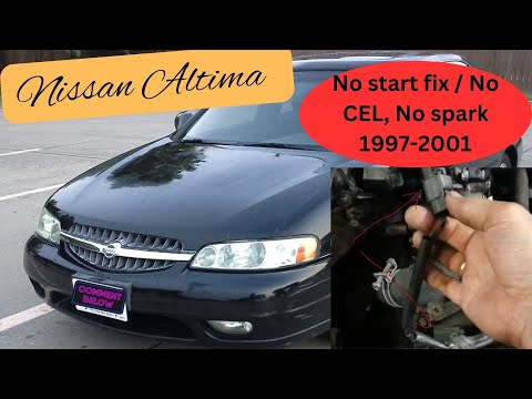 Nissan Altima 1997-2001 no start - fix. No spark or CEL.