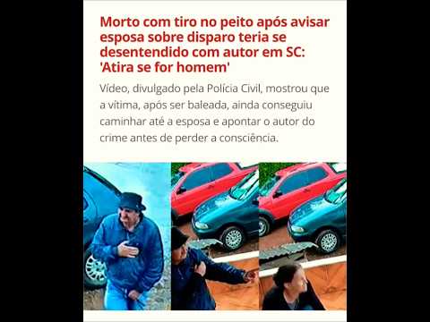 🚨 URGENTE! Notícias de última hora: Homem é morto a tiros em Iraceminha (SC)