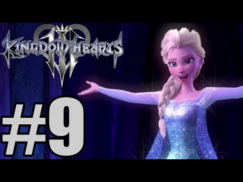 Kingdom Hearts 3 (English) Gameplay Walkthrough Part 9 - Frozen ( No Commentary)