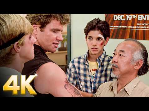 Miyagi Shuts Down Kreese, Then Teaches Wisdom | The Karate Kid | CLIP ⚡ 4K