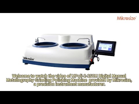 MPoli-2-250M Digital Manual Metallography Grinding Polishing Machine#metallicafamily #polishing