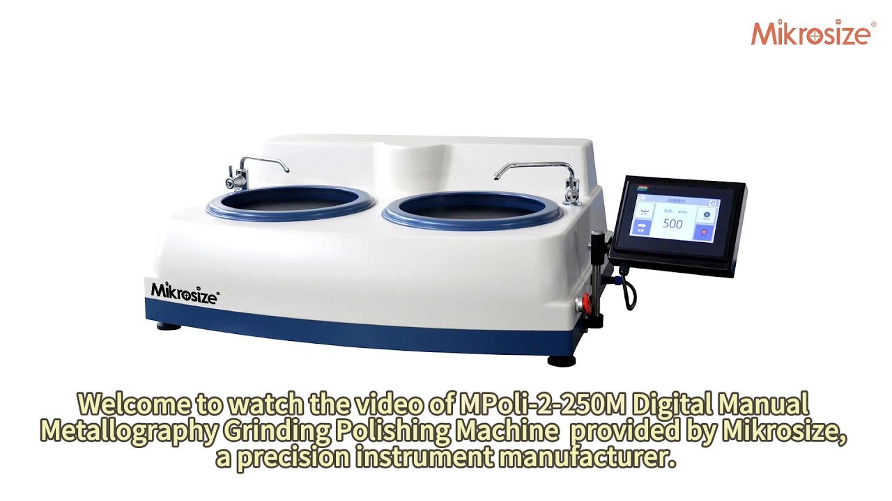 MPoli-2-250M Digital Manual Metallography Grinding Polishing Machine
