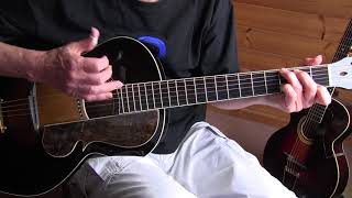 St Louis Blues - Big Bill Broonzy style Fingerpicking Guitar Lesson -  - TAB available