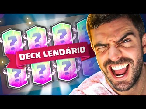 TIREI ONDA USANDO UM DECK SO DE LENDÁRIAS NO CLASH ROYALE!