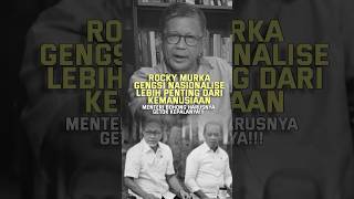 Download lagu Rocky Gerung Murka Bencana Sumatera Bukan Bencana Nasional mp3