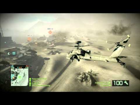 Battlefield Bad Company 2 - Online and Helicopter Gameplay
