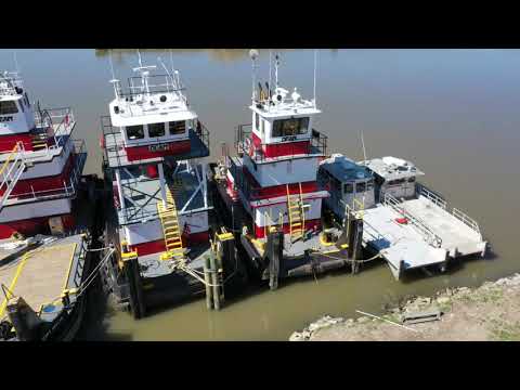 "TDW" Push Boat, Located in Harvey, Louisiana, USA