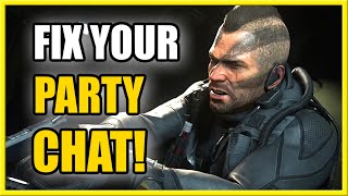 How to FIX PARTY CHAT & MIC in COD Modern Warfare 2 (Fast Tutorial)