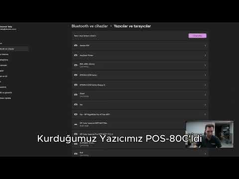 ZYWELL Q821 Yazıcı Ethernet Kurulum Videosu