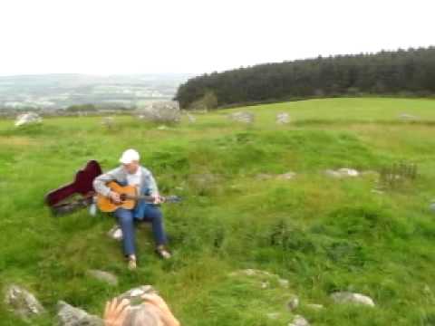 Johnsmith sings Kicking the Stone at Beltany Stone Circle/Ireland