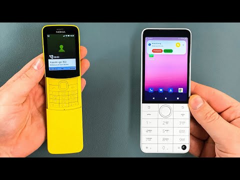 Nokia 8110 4G (Banana) VS Xiaomi Qin F22 Pro (Android 12) Outgoing Call & Incoming Call