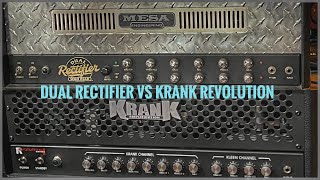 Video thumbnail for Mesa Dual Rectifier Rev G vs Krank Revolution Series 1 by Ed S