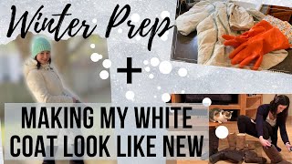 WINTER WARDROBE PREP + DIY COAT STAIN REMOVER!! || GET READY FOR WINTER WITH ME!