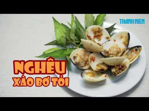 Nghêu xào bơ tỏi || món "phá mồi" bàn nhậu